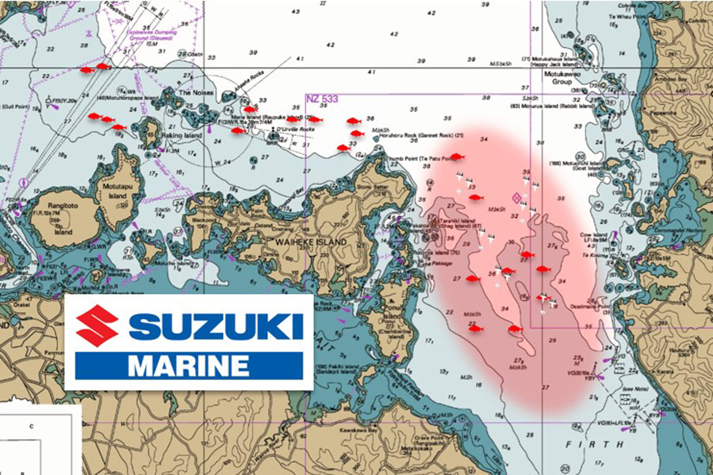 Ed note: All the boat traffic and most of the workup action has been over in the Firth this week, with some good snapper fishing to be had, however we are still short of the true spring workups. Earlier this week we marked plenty of good snapper sign between Rakino channel, the Noises and the lower Firth, so boaties don’t have to travel too far for good fishing at the moment. The only challenge is that workups are often spread wide and moving quickly, driven by kahawai, so they disappear as fast as the appear, but there are plenty of pannies and bigger specimens there for the patient anglers. With so many kahawai about, it can pay to use a lure such as a big kabura pinned to the seafloor, that appeal less to kahawai than sparkly metal jigs that they just love! Here’s the Espresso report for the week: