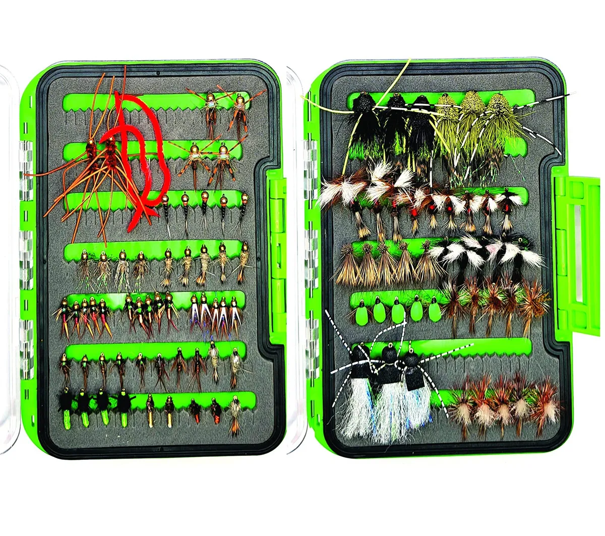 Duncan's curated 100 Fly Selection - 57 nymphs and 43 dry flies chosen for NZ conditions. Perfect timing as dry fly season builds on the Taupo fishery.