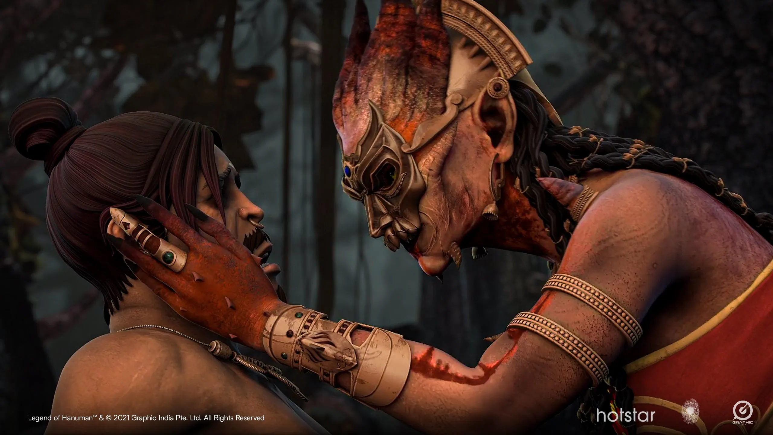 Shurpanakha Character Design Confronting