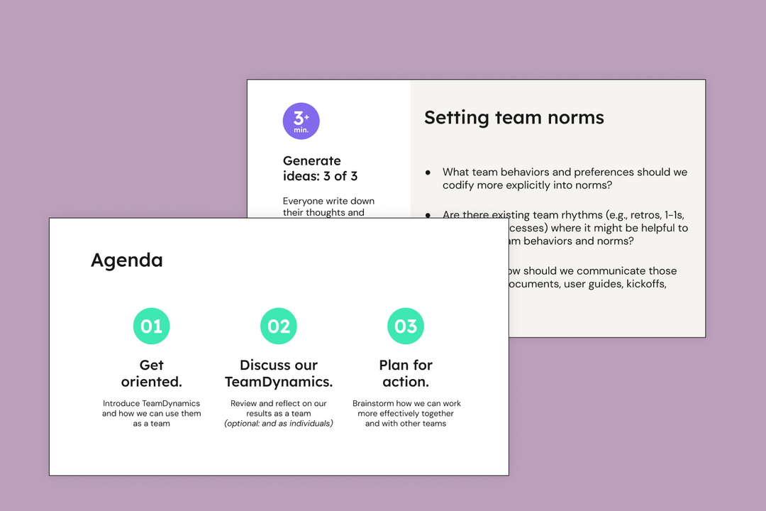 Teamdynamics personality test for modern teams team building tool