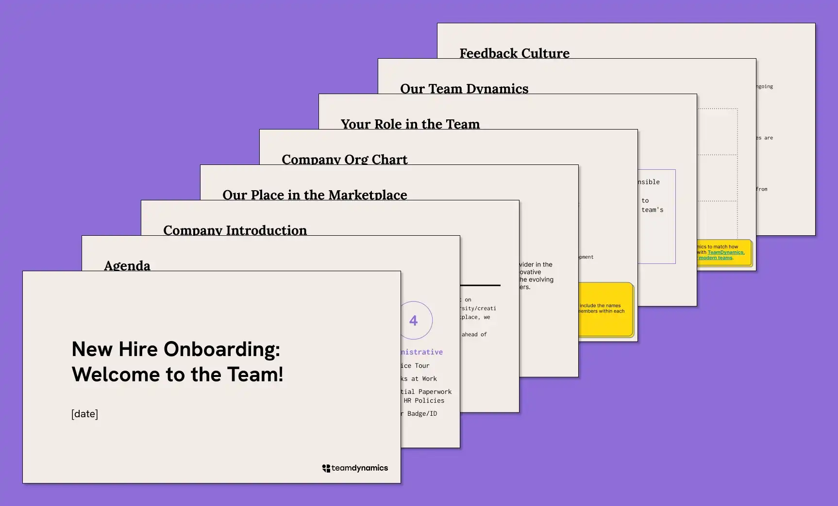 New Hire Orientation Presentation Template