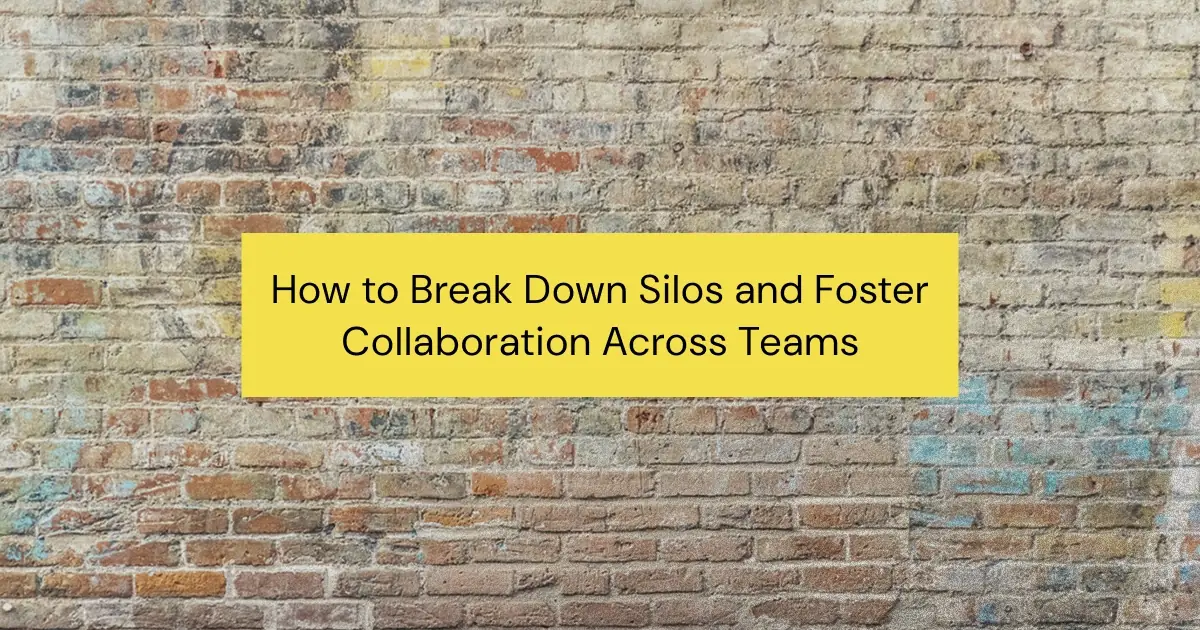 Learn how workplace silos hurt your team's potential—and discover actionable steps to unify teams using the power of TeamDynamics.