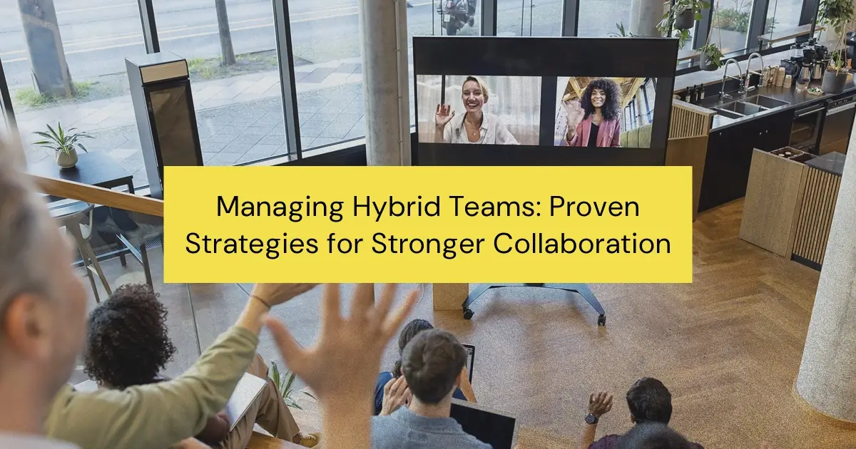 Overcome hybrid work challenges with actionable tips and TeamDynamics insights.