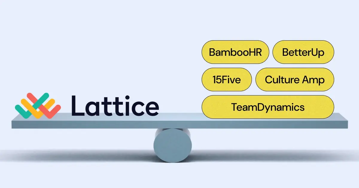 Discover the best alternatives to Lattice for managing team dynamics, boosting collaboration, and streamlining performance.