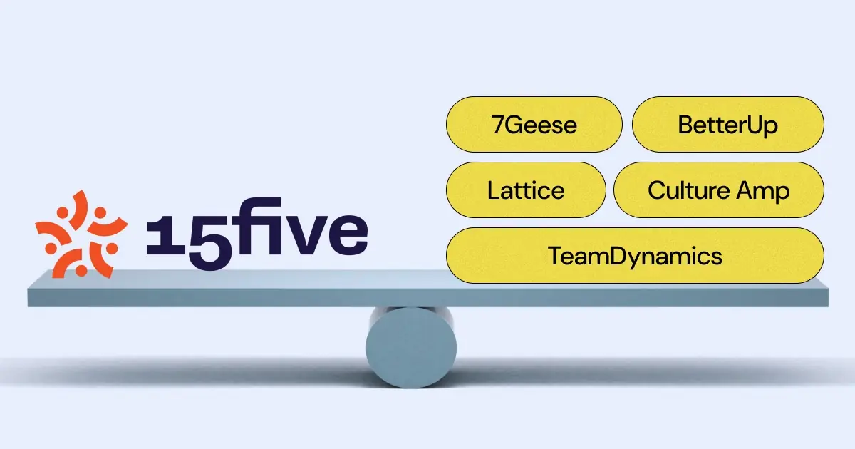 Explore the top 15Five alternatives for goal setting, feedback, and teamwork—find the right tool for your team’s needs and budget.