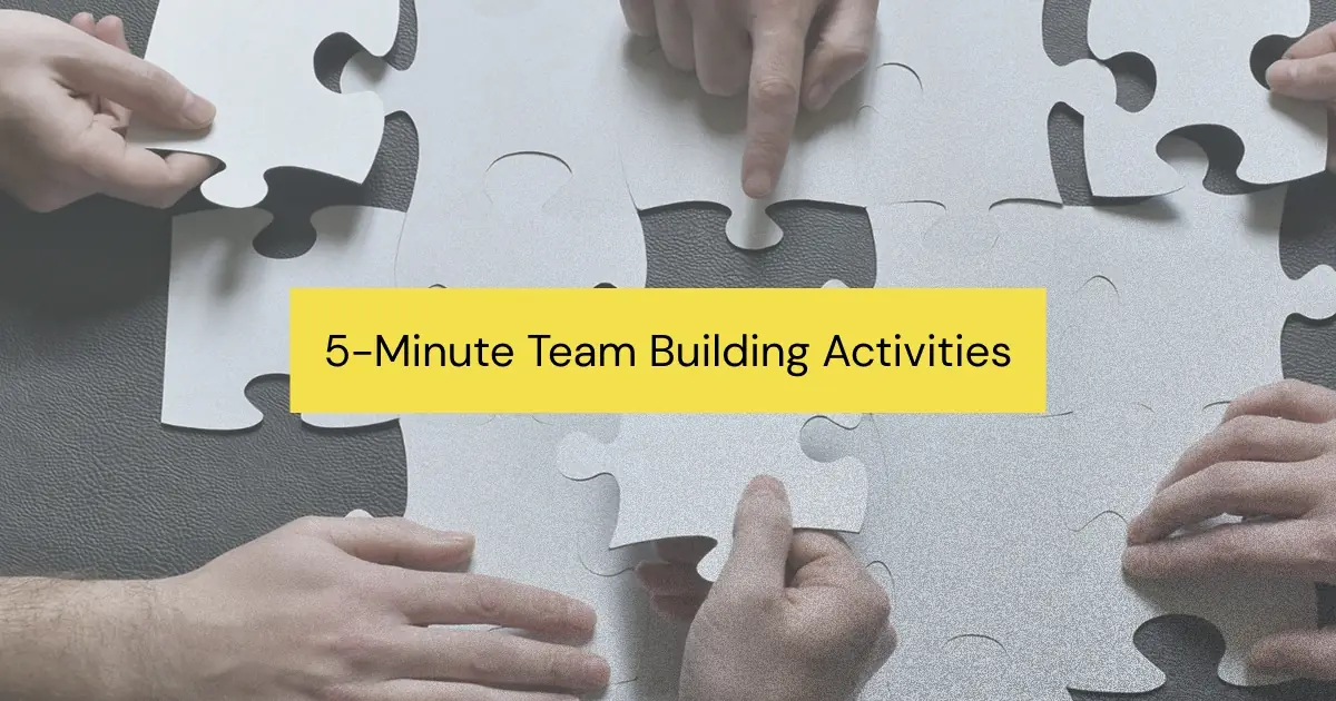 If you're looking for a quick team building activity, read on for 25 great ideas.