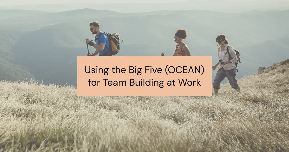 If you're considering using the Big Five (OCEAN) personality test for team building in a professional setting, you've come to the right place. Read on for key considerations and practical tips and tricks.