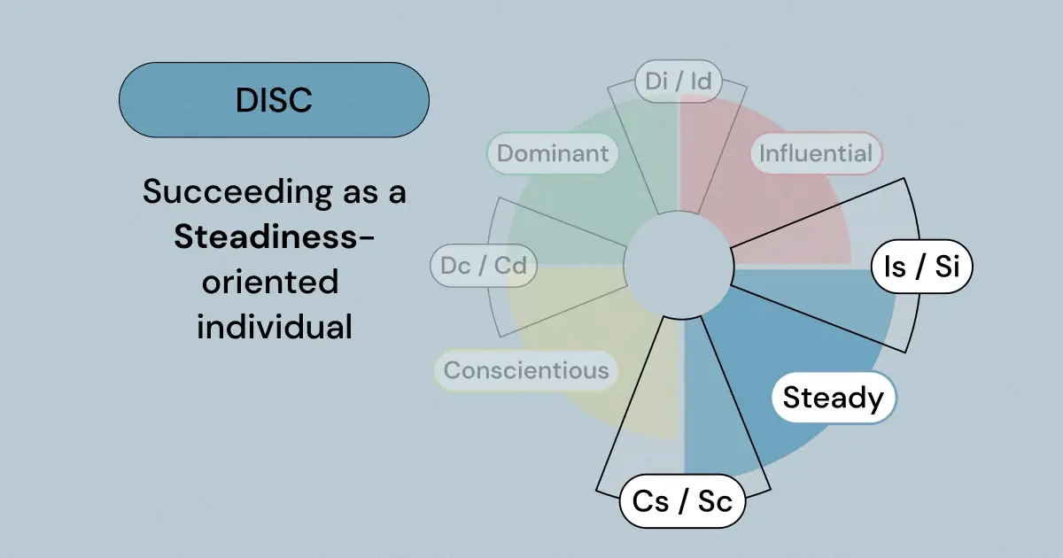Did you take the DiSC personality test and learn that you're dominant type is Steadiness? Then read on for practical tips and tricks for thriving at work.