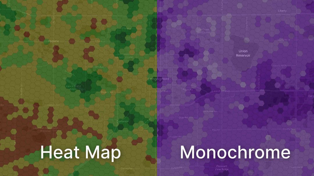 Signal Strength Map CoverageMap com - 666a5600c3ed10d12e457bb9 Map Colors P 1080 