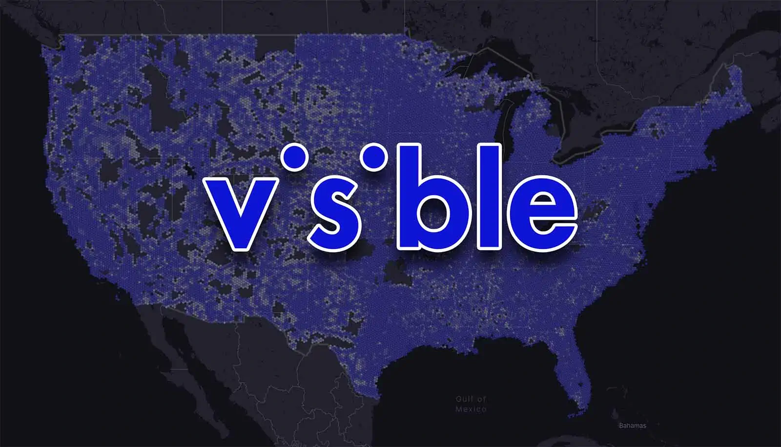 Visible coverage map