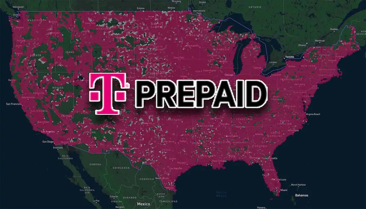 T-Mobile Prepaid coverage map