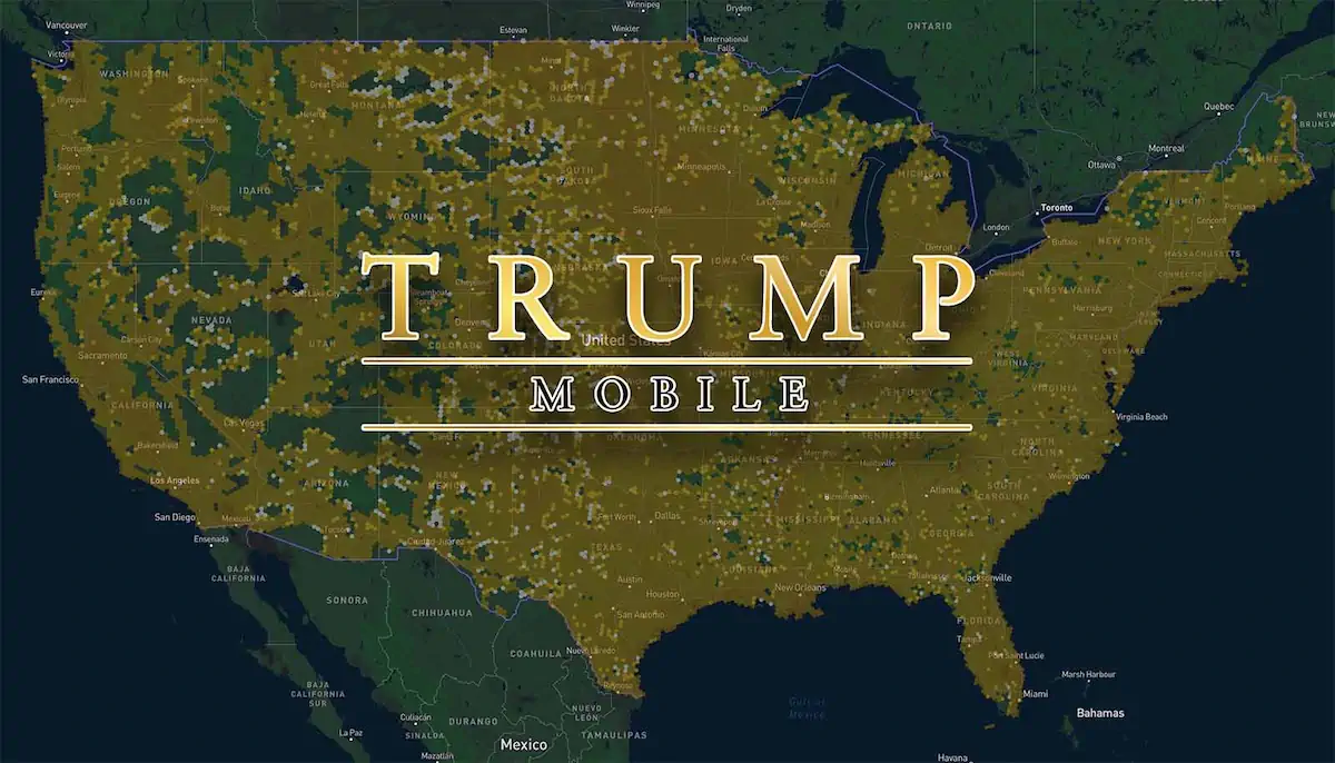 Trump Mobile coverage map