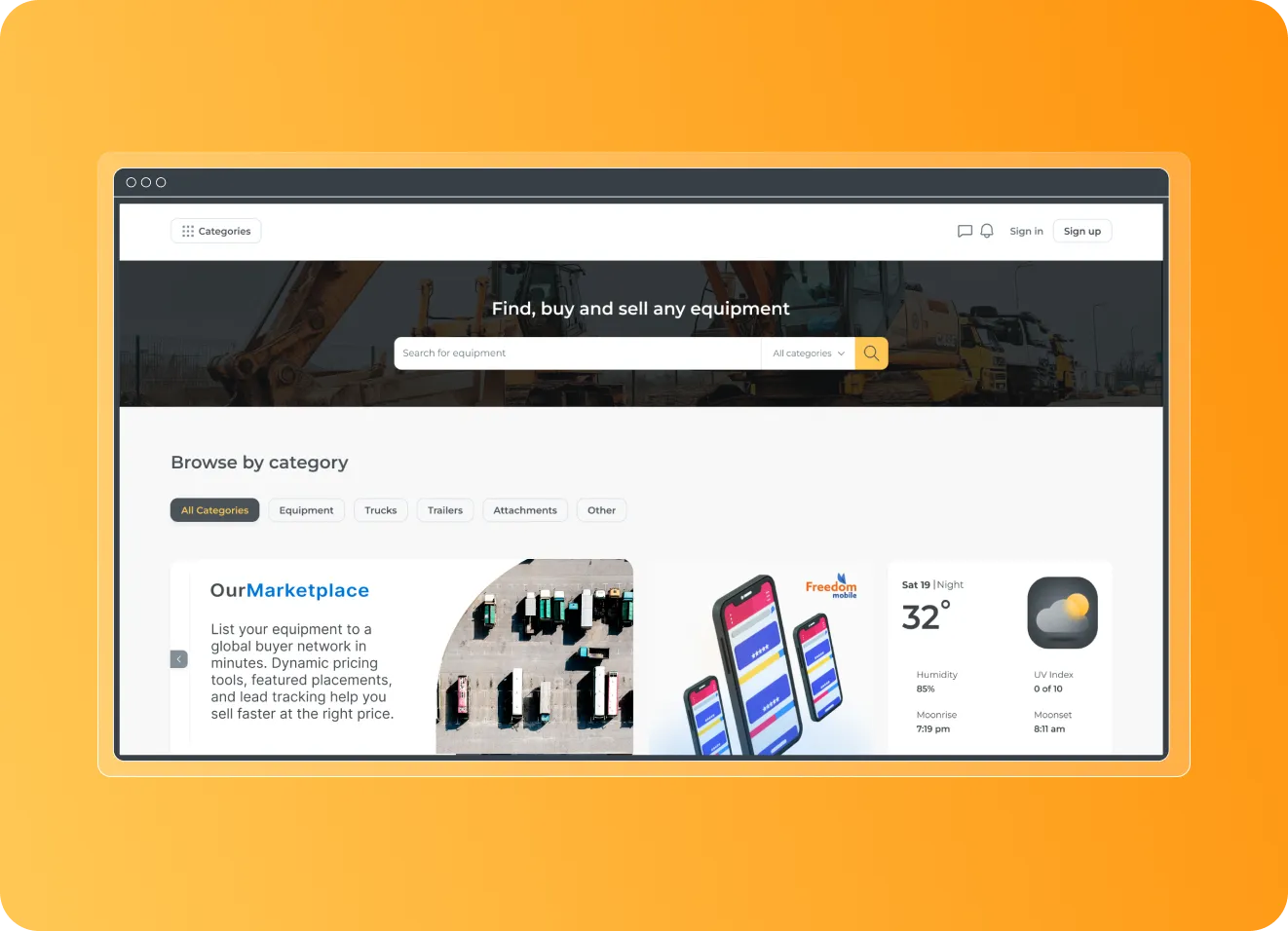 Construction equipment marketplace: Driving a 31% increase in transactions with frictionless user flows