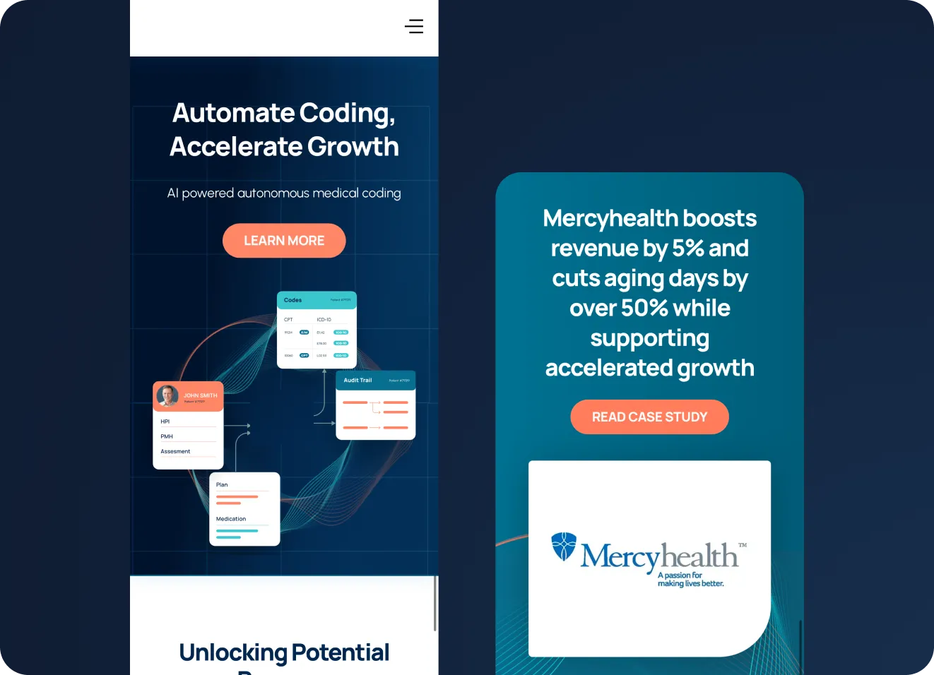 Webflow website rebuild and optimization: Improving investor engagement by 18%