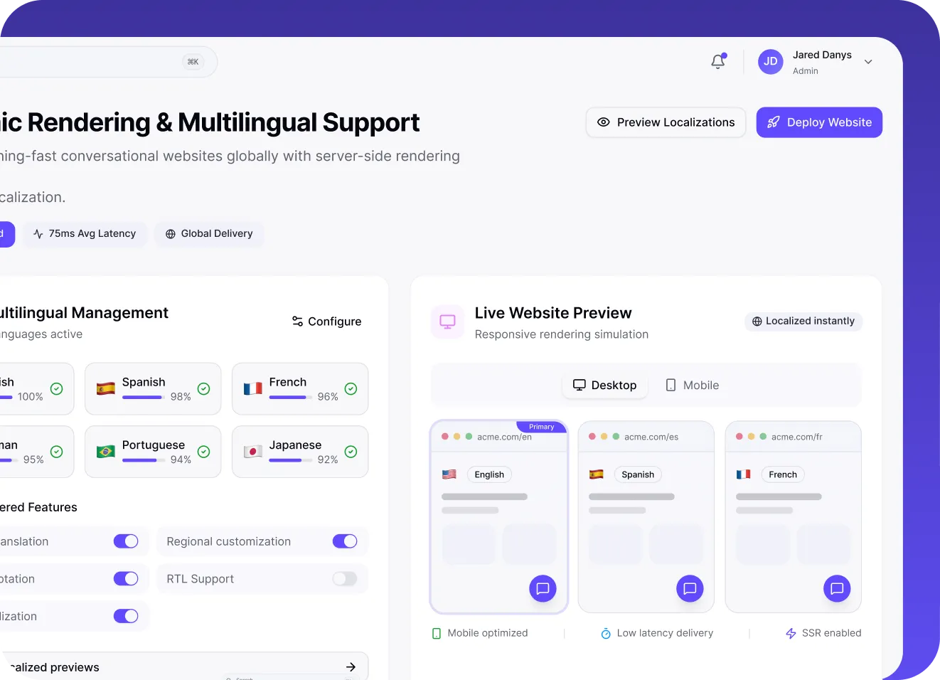 Conversational AI website builder: Speeding up delivery with 2.3x faster milestone completion
