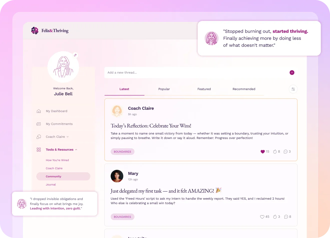 Self-leadership platform for women: Reducing API costs by 77% per request for an AI coach