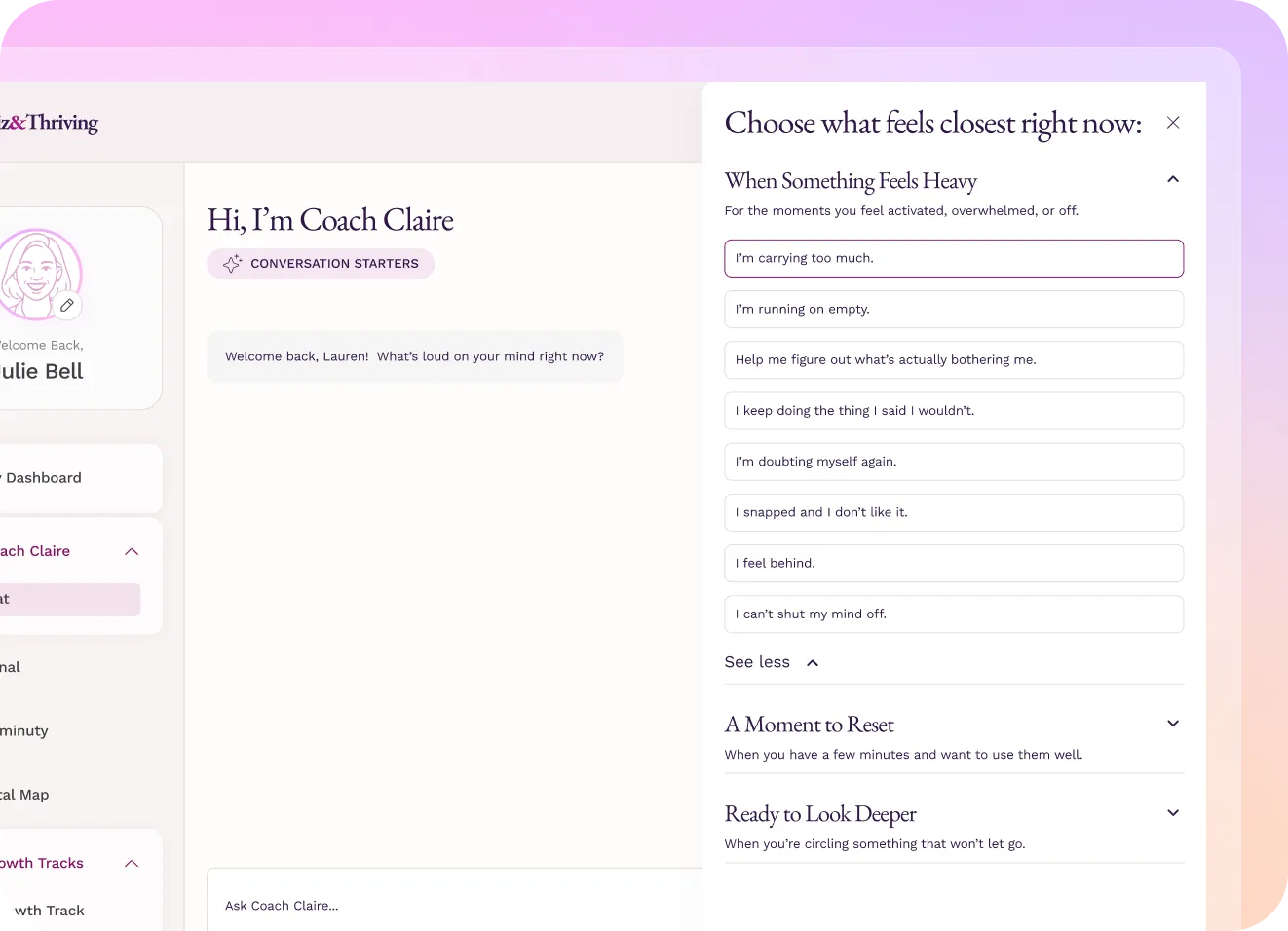 Self-leadership platform for women: Reducing API costs by 77% per request for an AI coach