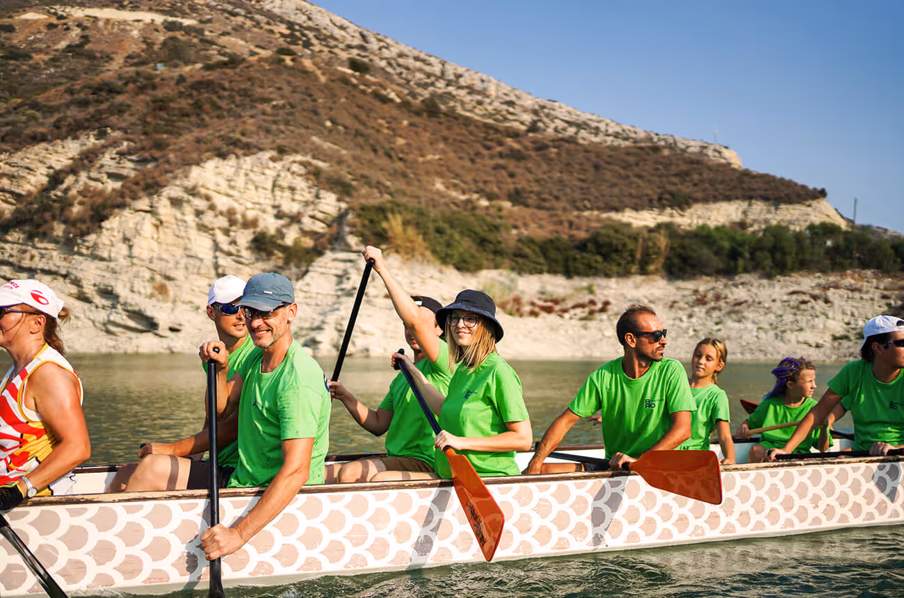 BRO Family kayaking event