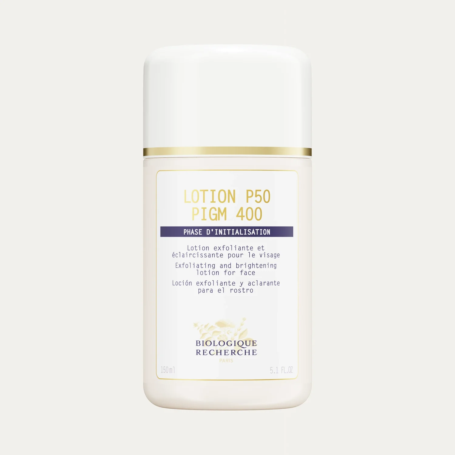 P50 Lotion - Pigment 400, til hud med pigmentering 150ml