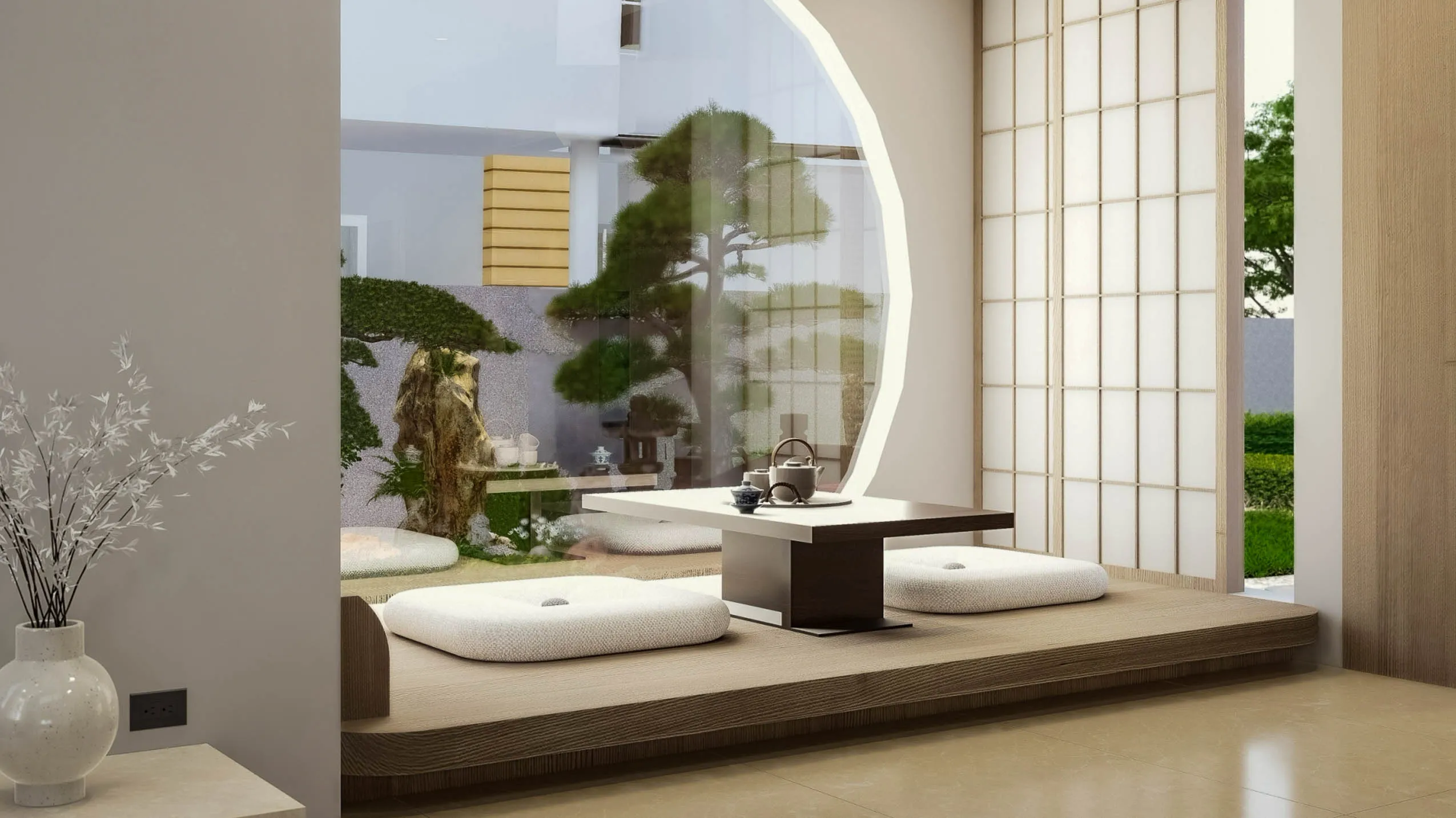 Modern Japanese-Inspired 4-Bedroom Smart Pool Villa with Mountain Views in Chiang Mai