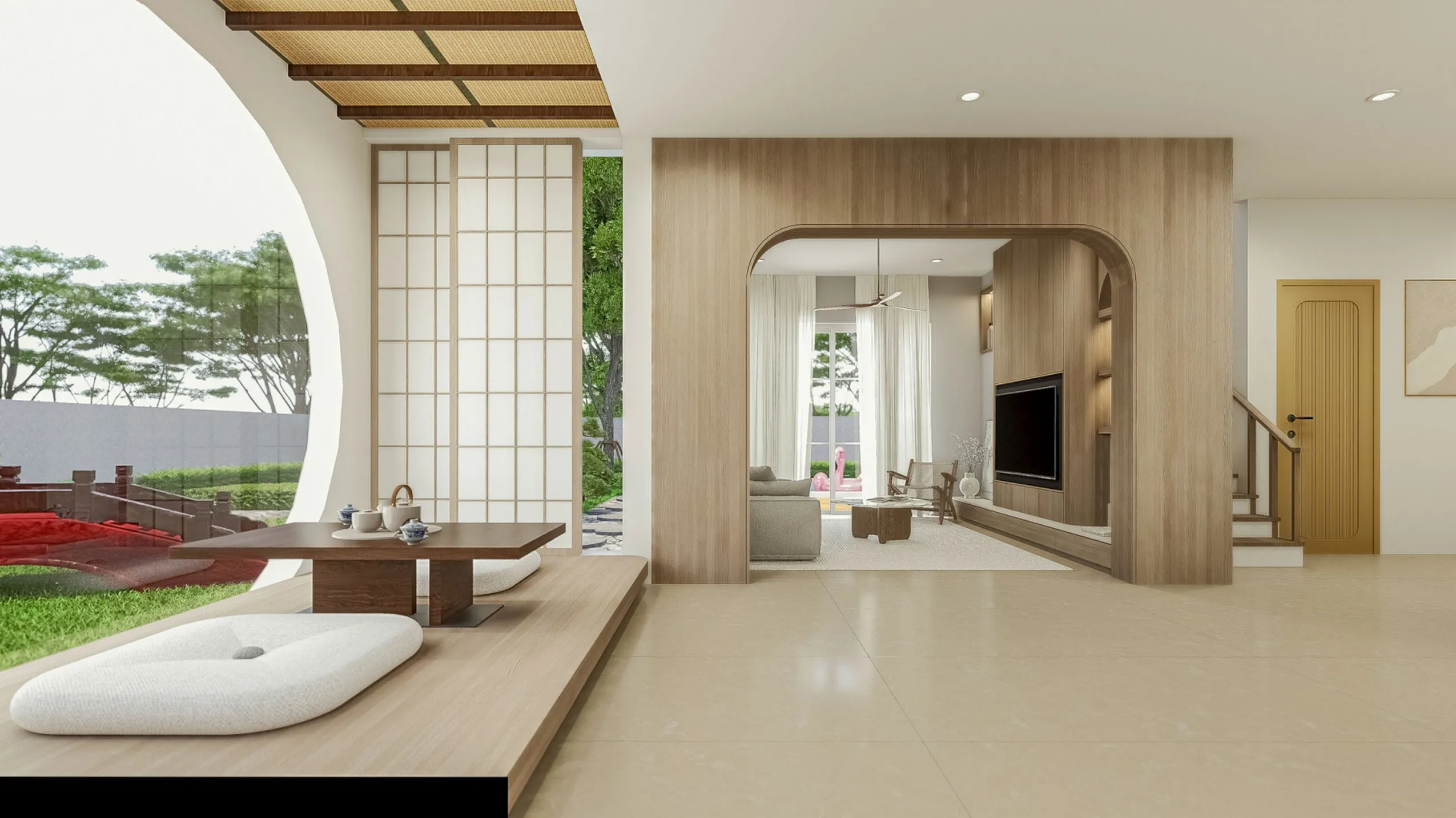 Modern Japanese-Inspired 4-Bedroom Smart Pool Villa with Mountain Views in Chiang Mai