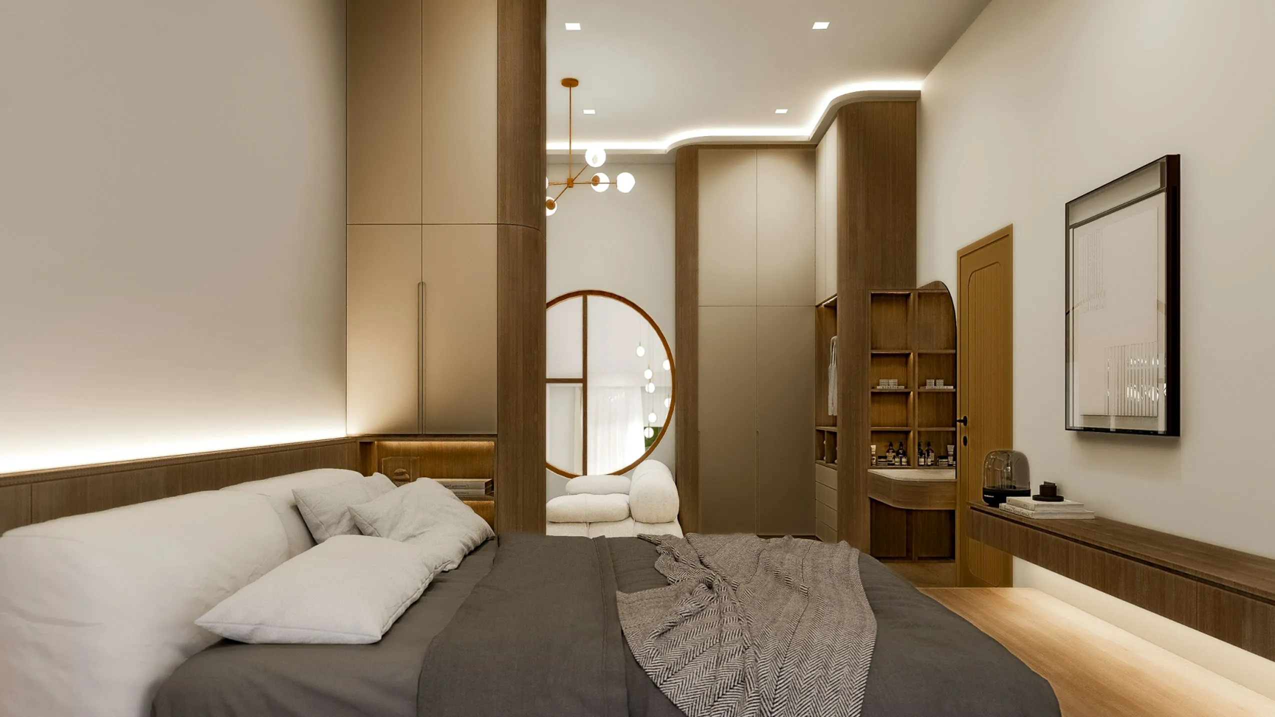 Modern Japanese-Inspired 4-Bedroom Smart Pool Villa with Mountain Views in Chiang Mai