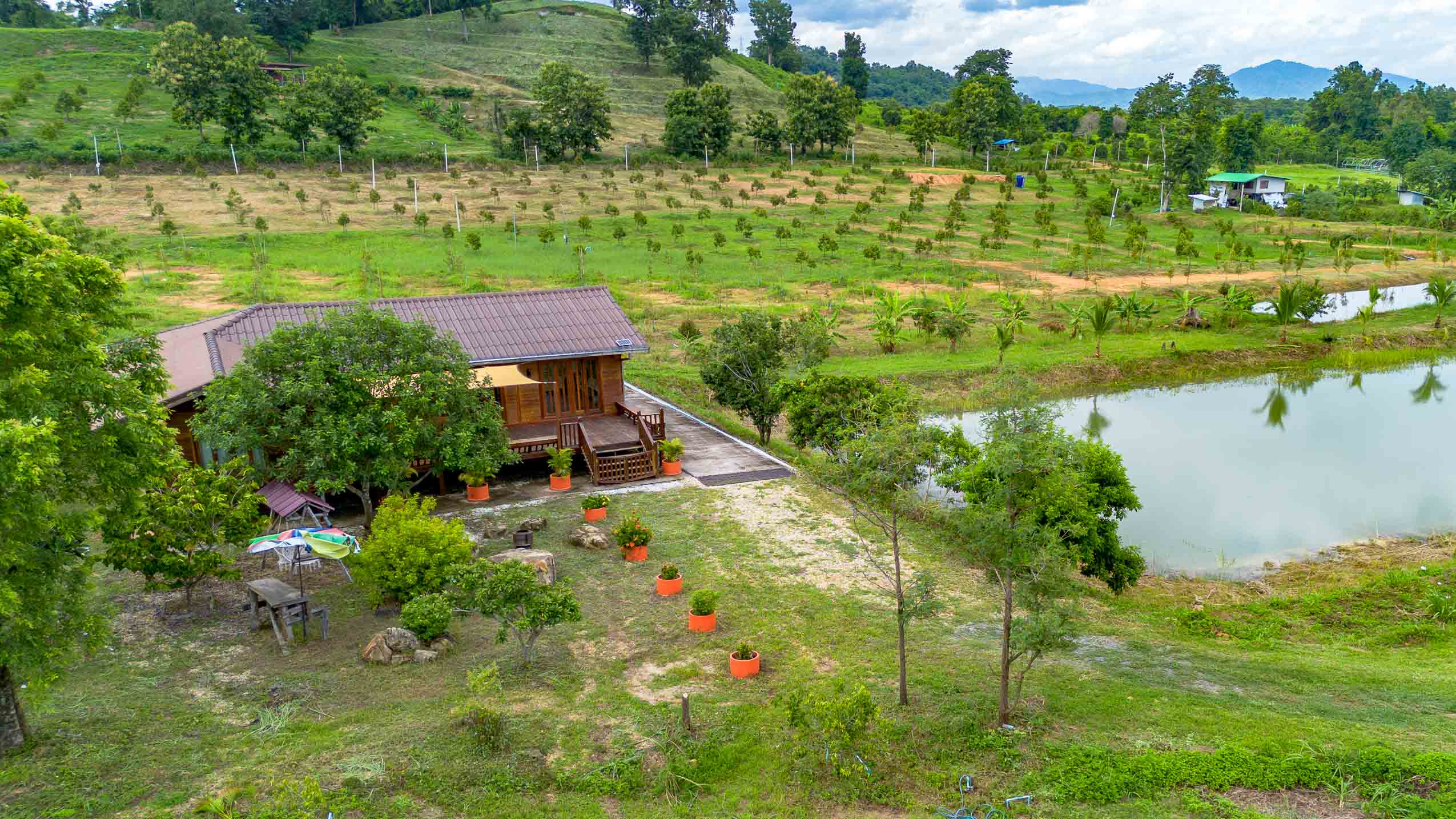 Private Solar-Powered Farmstead With Pond & Income Potential In Northern Thailand