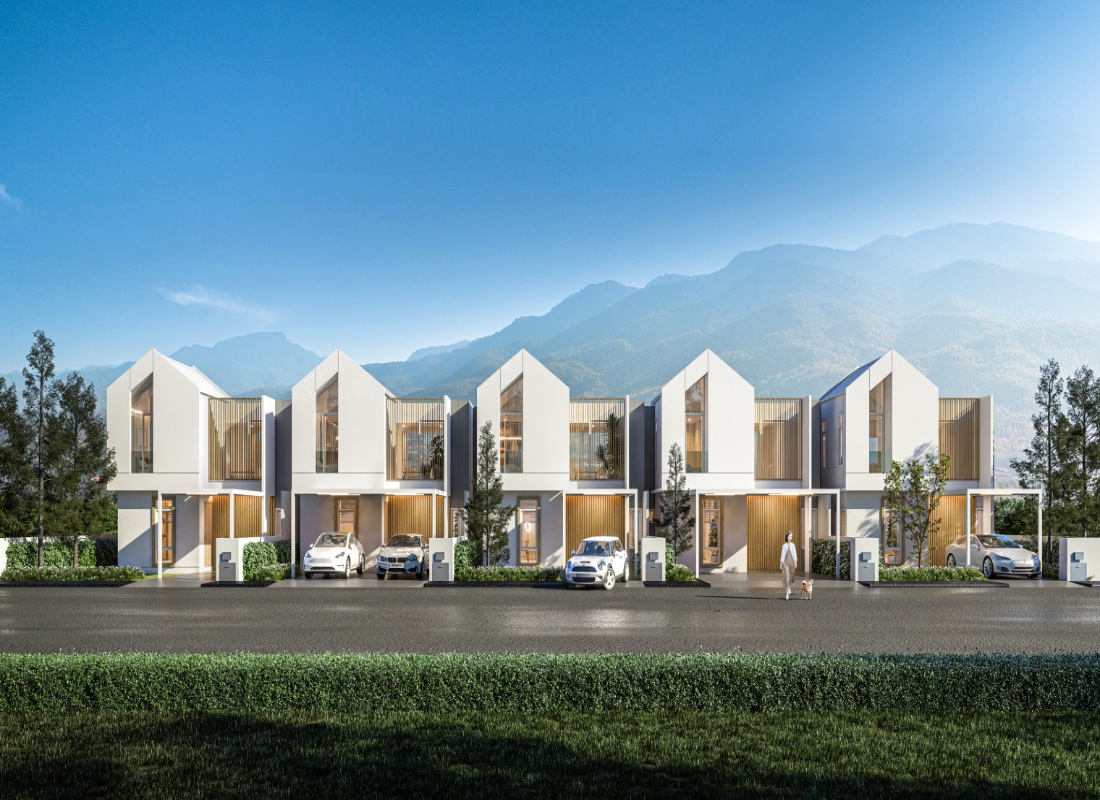 Modern J Townhouse for Sale in Malada Grand Coulee, Chiang Mai