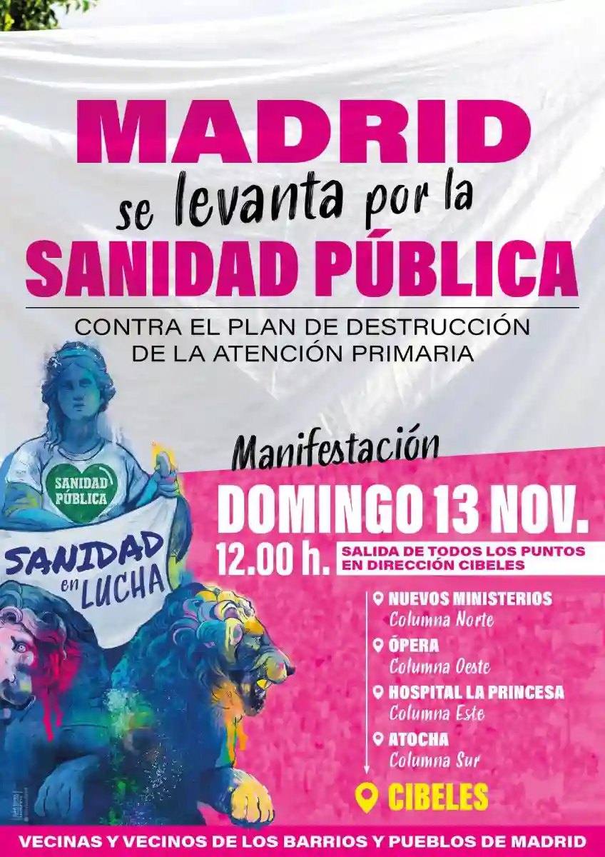 Manifestación Madrid Sanidad Pública