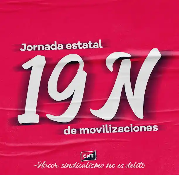 Cartel concentración a favor del activismo