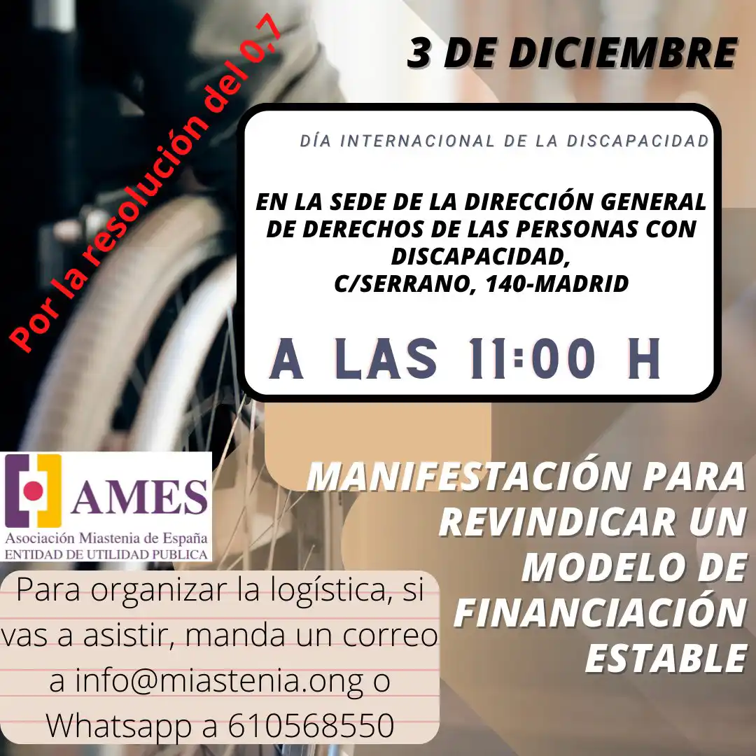 Cartel manifestación financiación estable
