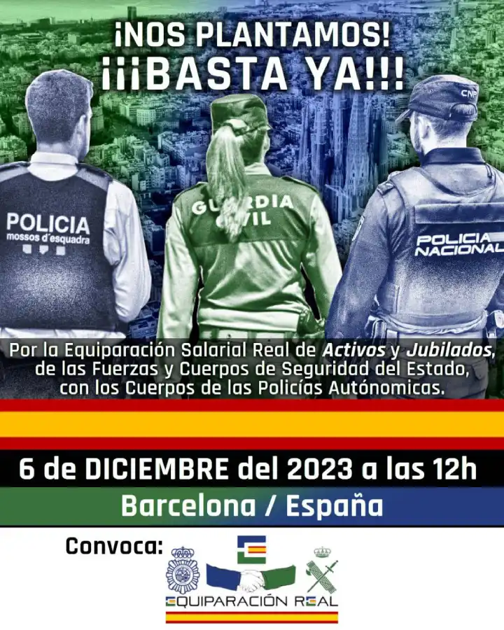 Cartel equiparación real ya Barcelona 6D