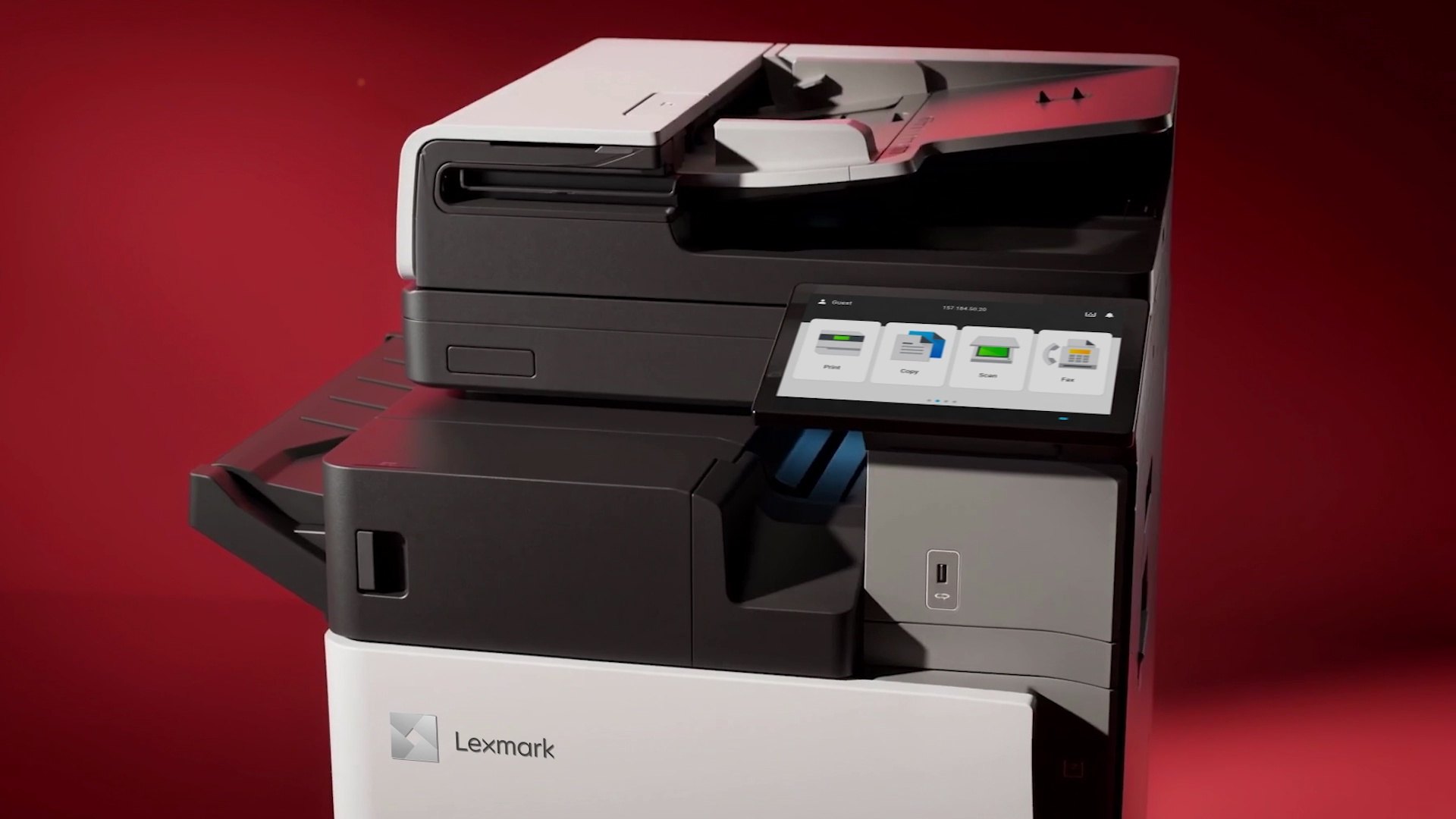 Lexmark multifunction printer from the brand film