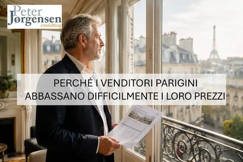 Proprietario parigino che resiste al calo del prezzo del suo appartamento