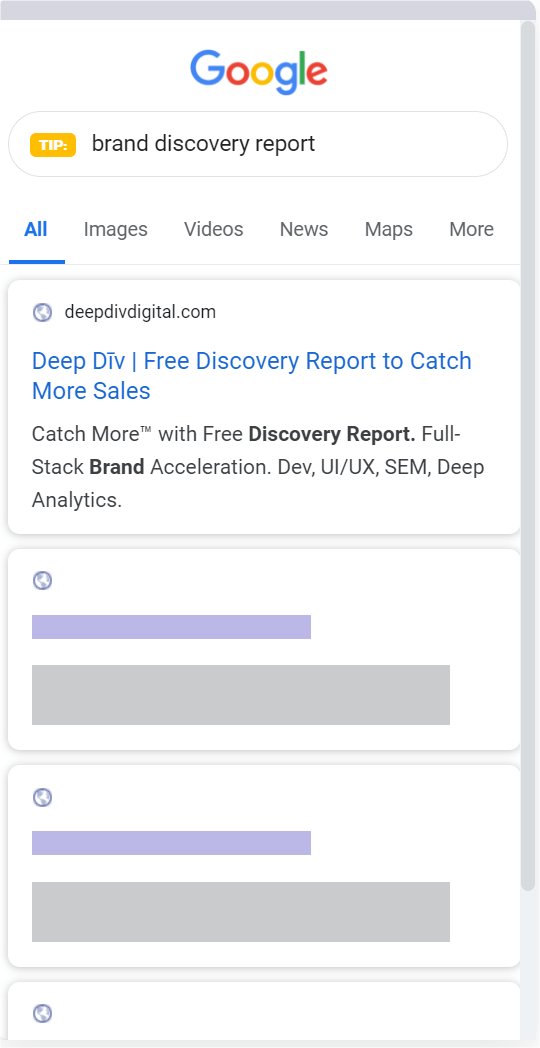 Brand discovery mobile