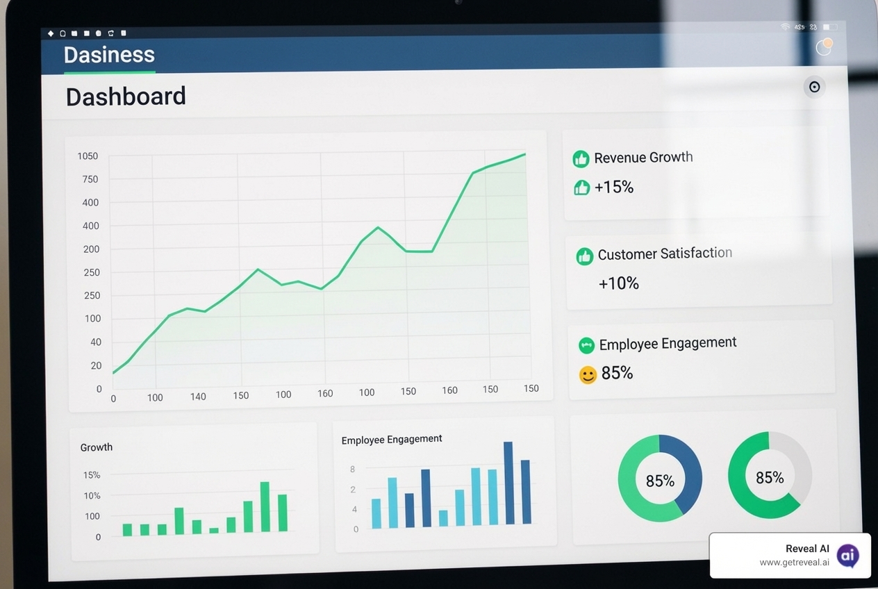 dashboard showing rising NPS scores and positive sentiment - customer feedback platform