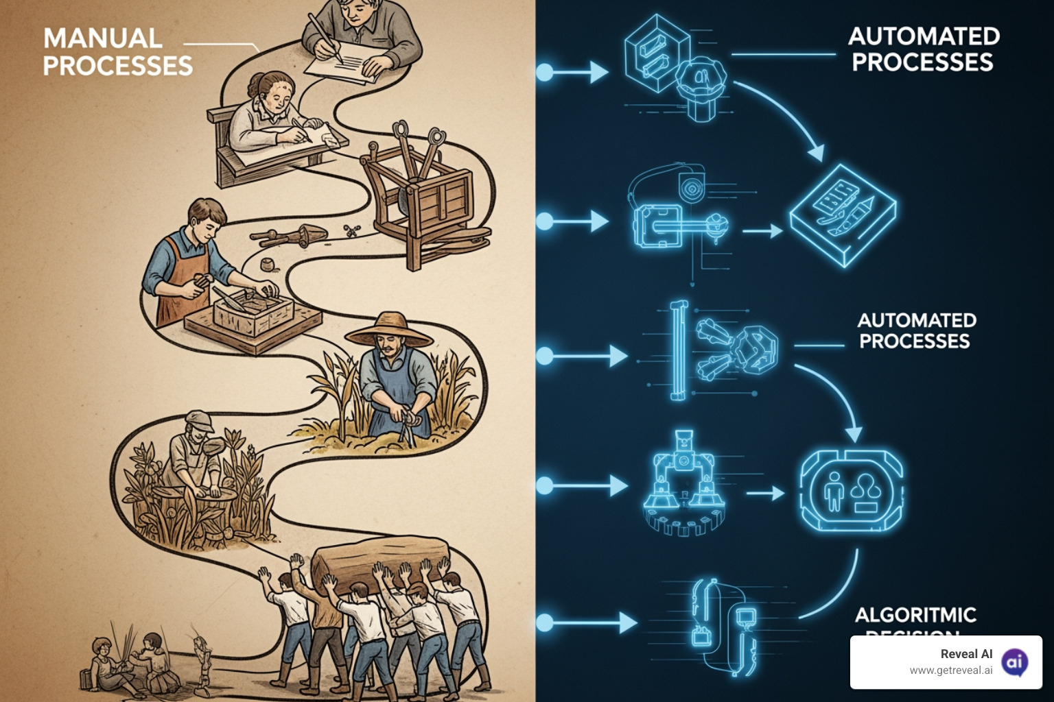 side-by-side timeline comparing a traditional multi-month research project with a rapid AI-powered project - AI enabled market research side-by-side timeline comparing a traditional multi-month research project with a rapid AI-powered project - AI enabled market research