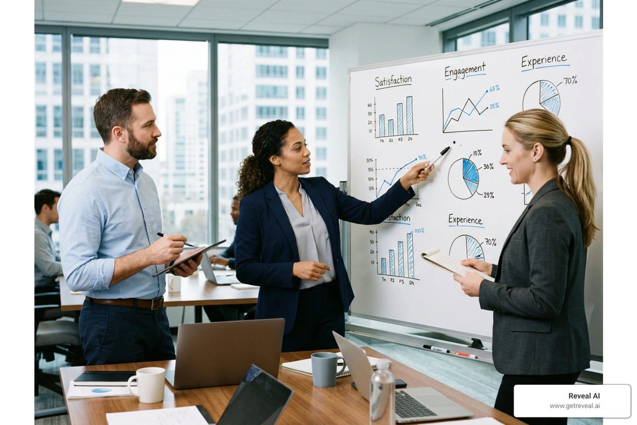 Comparing employee satisfaction, engagement, and experience