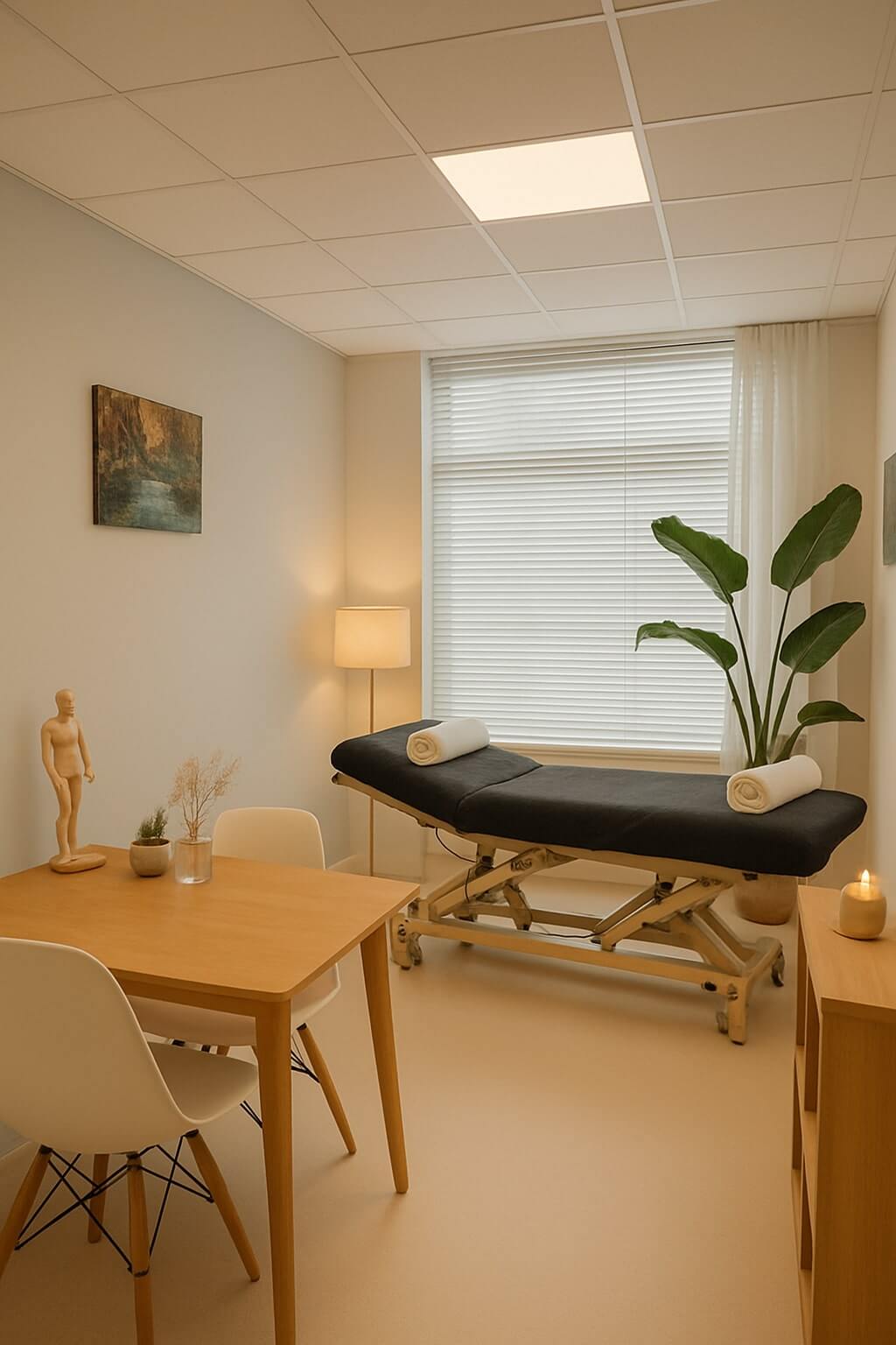 Behandelkamer Acupuncturist in Utrecht