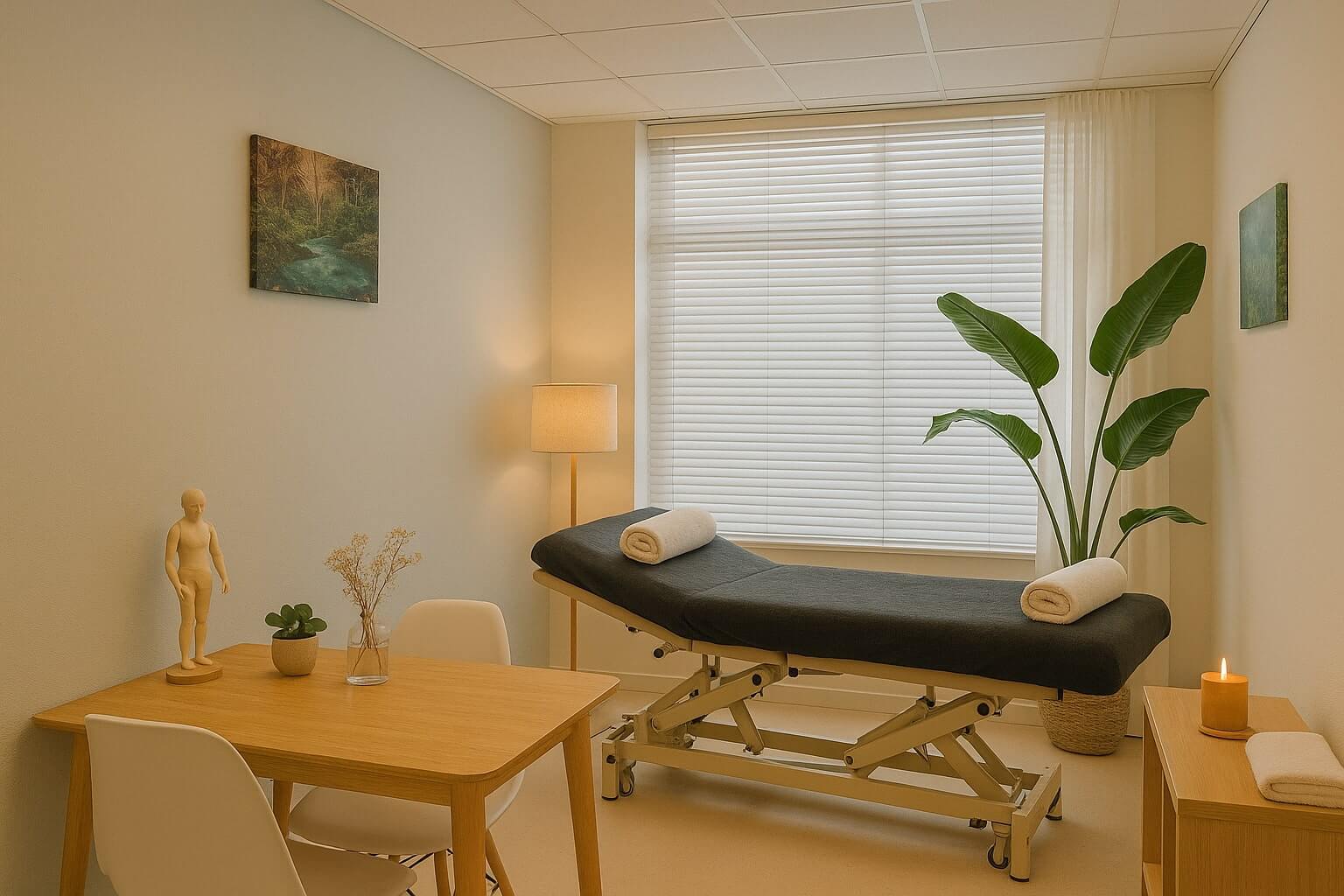 Behandelkamer Acupuncturist in Utrecht