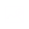 White icon of an image with shoppable hot spot.