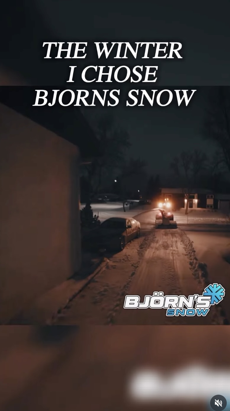 Bjorn Mow and Snow