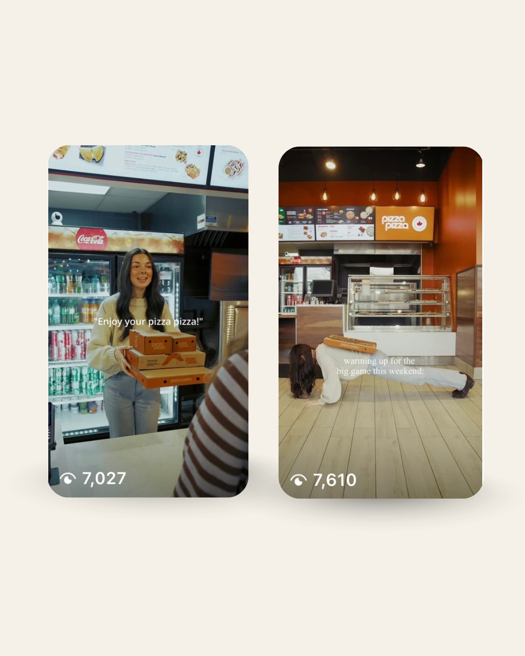 Pizza Pizza Campaign for the big game