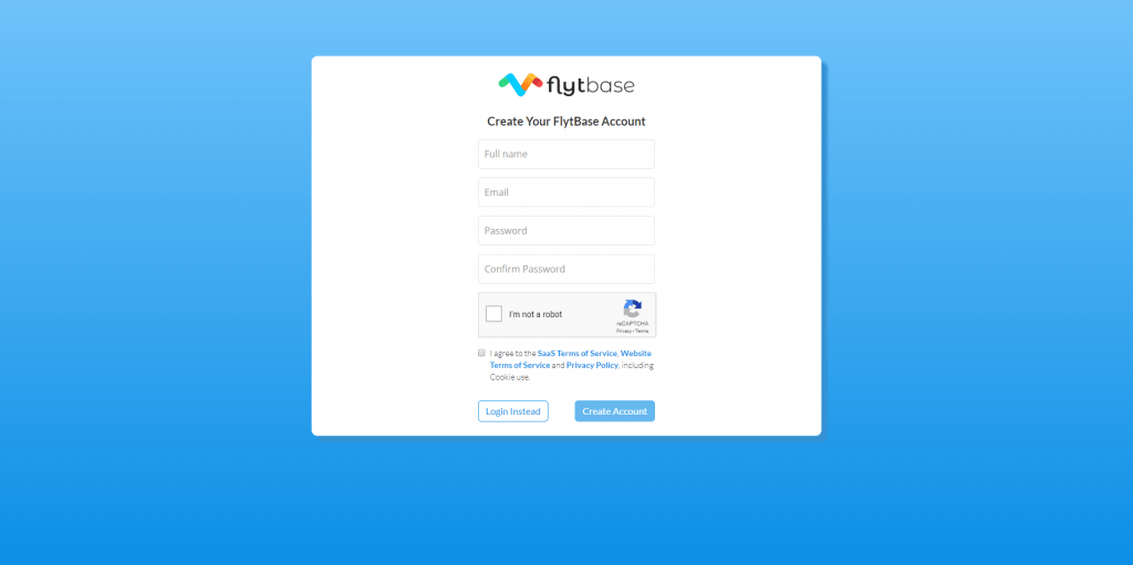 flytbase cloud sign up