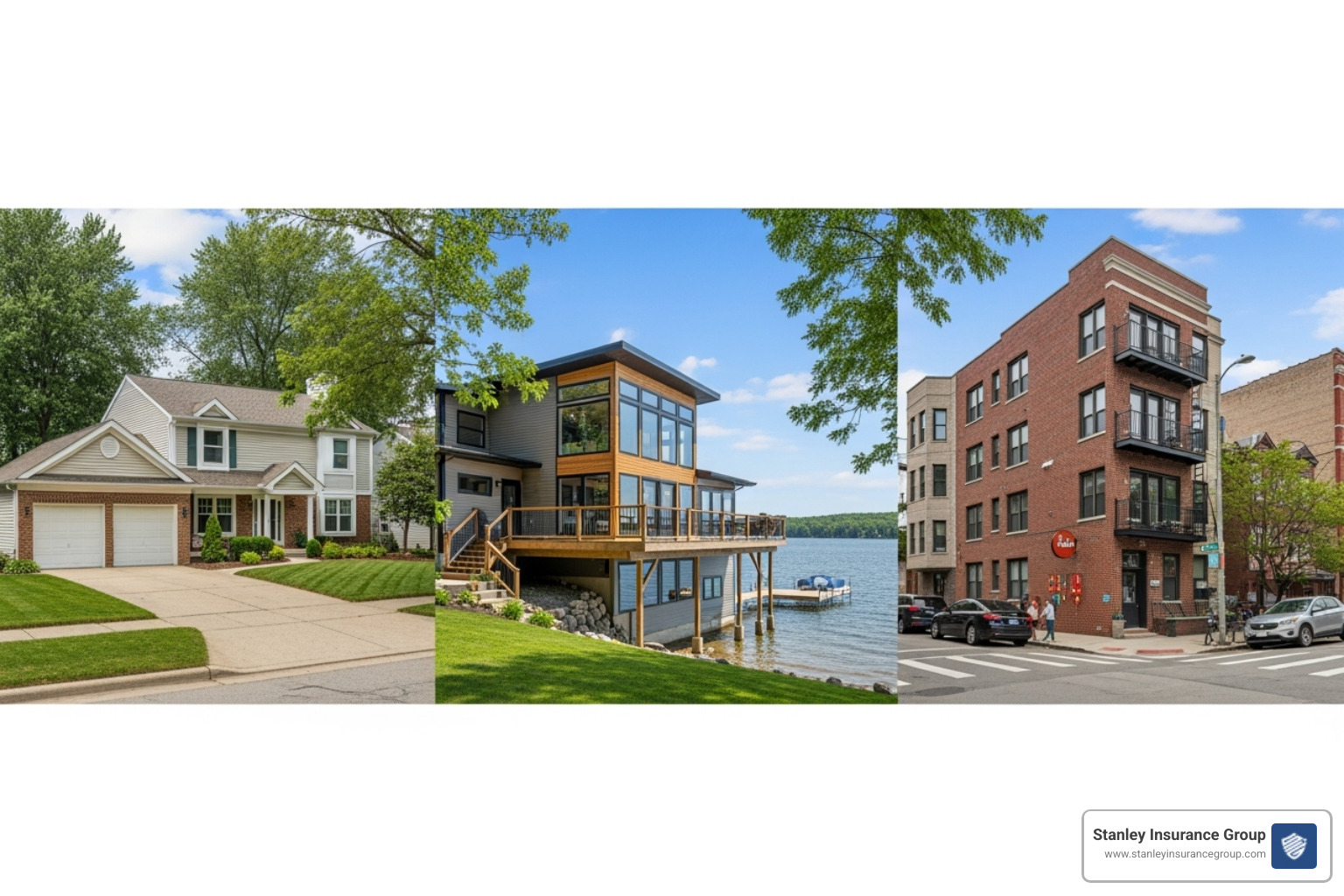 flowchart showing which insurance type fits which property - homeowners insurance for multiple properties