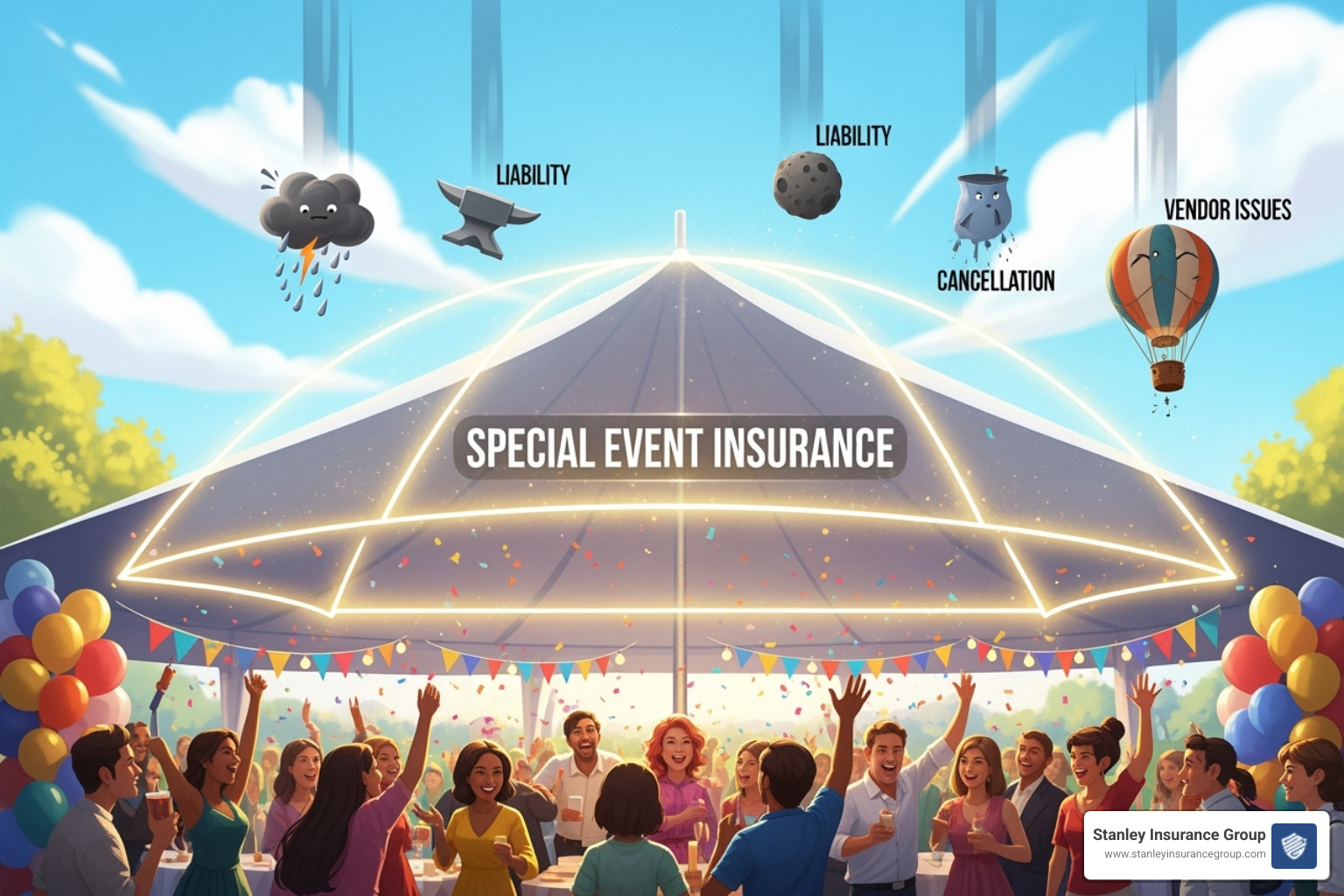 A person using an online quote calculator on a tablet, showing fields for event type, date, and number of attendees - special event insurance