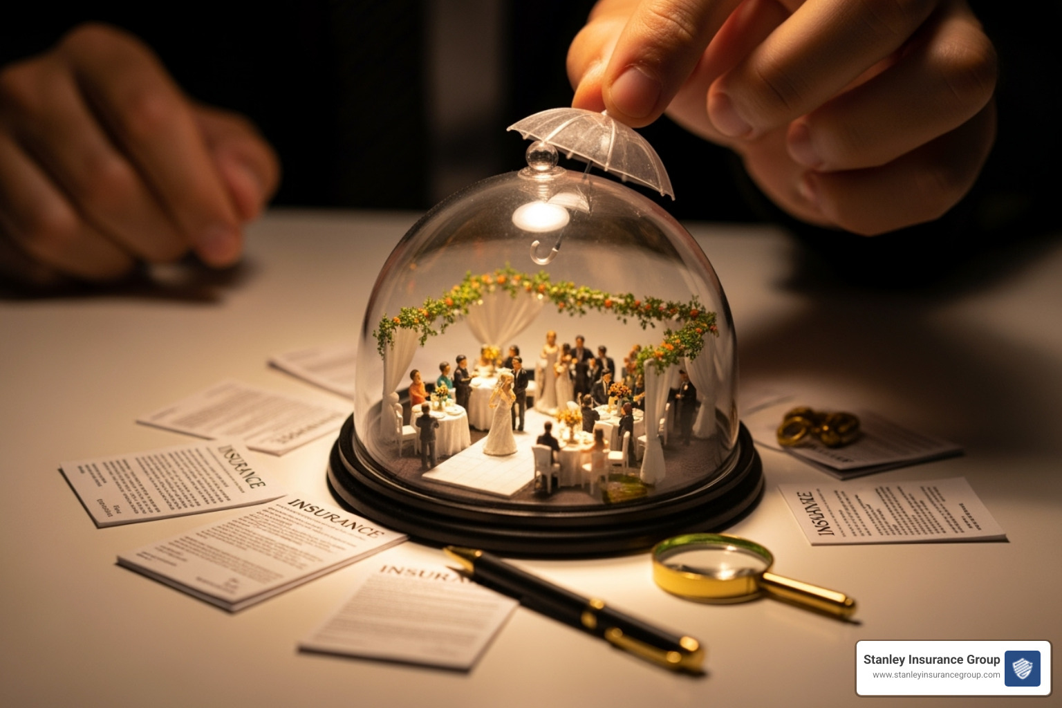 A policy document showing different coverage sections, with "General Liability" and "Event Cancellation" highlighted - special event insurance