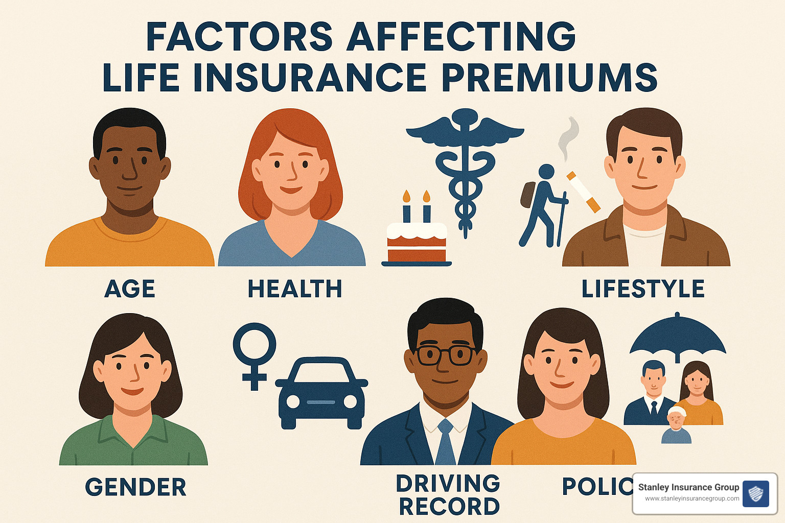 factors affecting life insurance premiums - life insurance