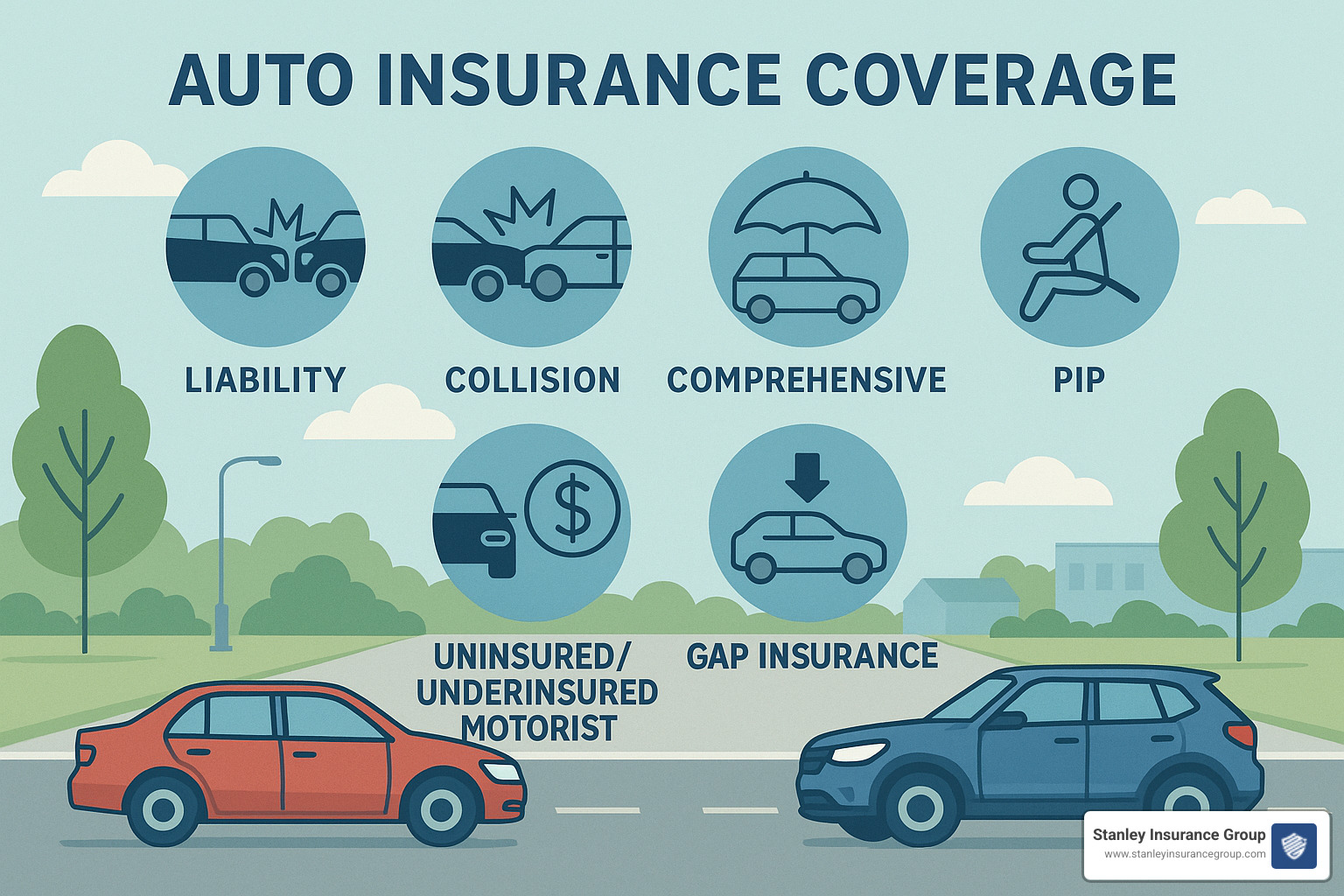 Different types of auto insurance coverage explained - buying auto insurance tips
