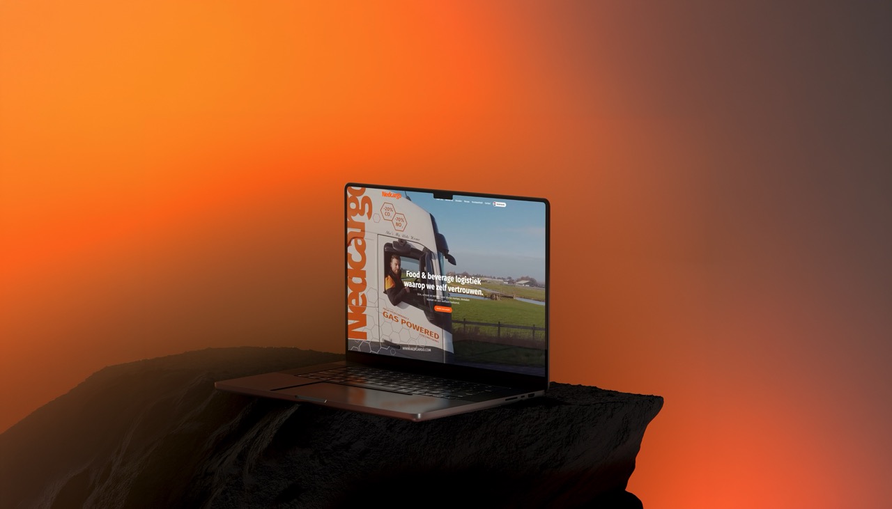 NedCargo website case study screenshot